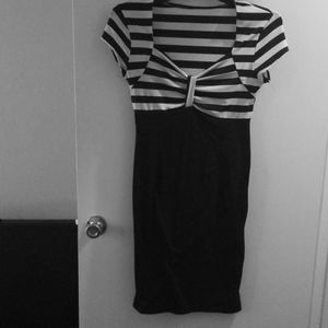 Black and White Dress